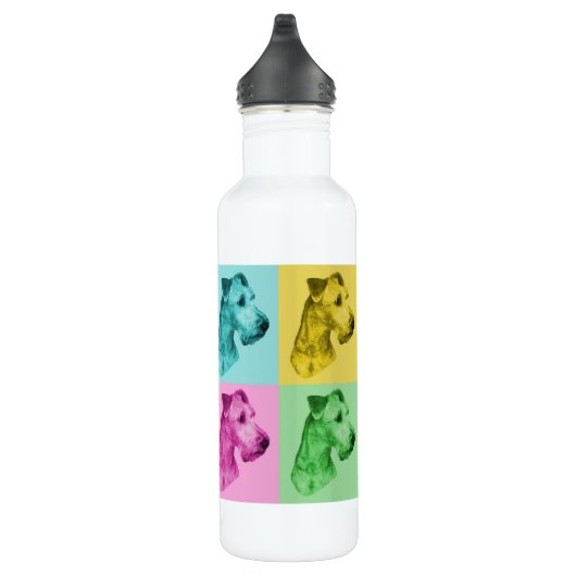 Freiheits-Flasche "irisches Terrier " Edelstahlflasche (Rechts)