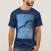 "Freiheits-" Geist-Kunst-T - Shirt (Vorderseite)