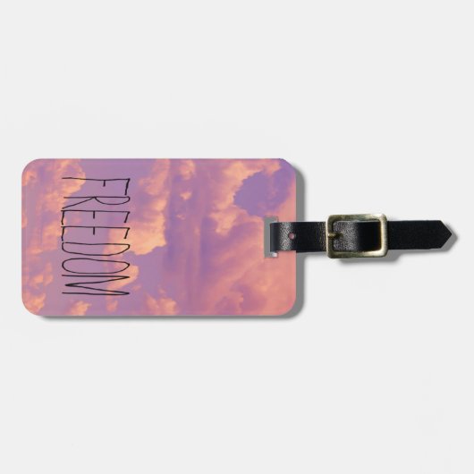 Freiheits-Gepäckanhänger Gepäckanhänger (Vorderseite horizontal)