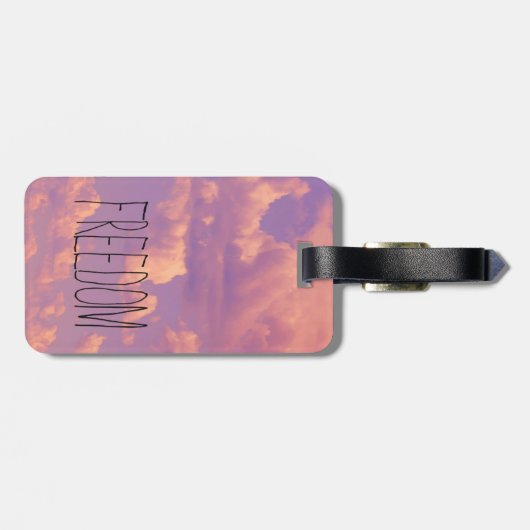 Freiheits-Gepäckanhänger Gepäckanhänger (Rückseite horizontal)