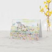 Freiheits-Gruß-Karte Karte (Gelbe Blume)