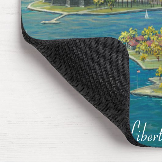 Freiheits-Insel, New York Mousepad (Ecke)