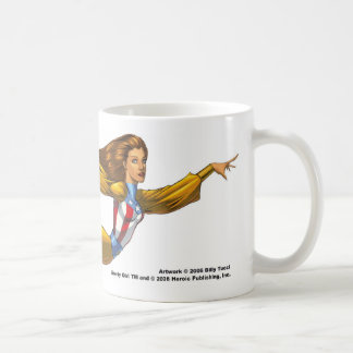 Freiheits-Mädchen-Fliegen Kaffeetasse