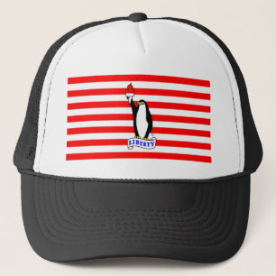 Freiheits-Pinguin-Flaggen-Hut Truckerkappe