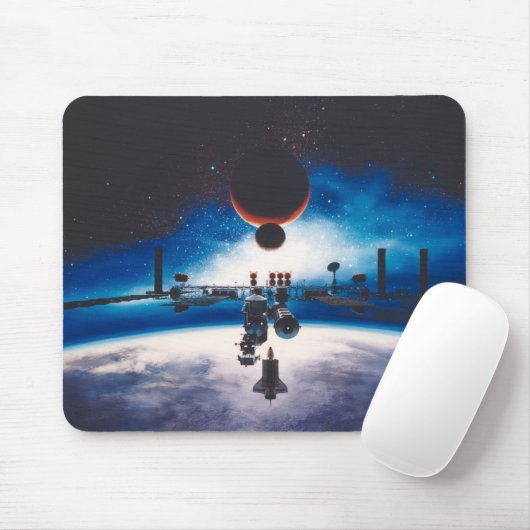 Freiheits-Raumstation Mousepad (Mit Mouse)
