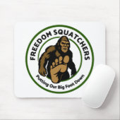 Freiheits-Squatchers "Big Foot Down" Mauspad (Mit Mouse)