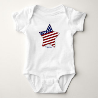 Freiheits-Stern Baby Strampler