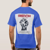 Freiheits-T - Shirt mit CD Kunst (Rückseite)