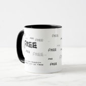 Freiheits-Tasse Tasse (Vorderseite Links)