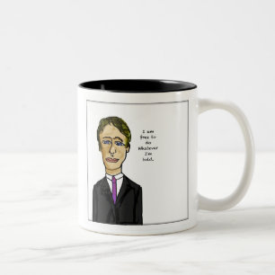 Freiheits-Tasse Zweifarbige Tasse