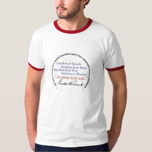 Freiheits-Tribut FDR vier T-Shirt