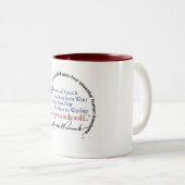 Freiheits-Tribut FDR vier Zweifarbige Tasse (VorderseiteRechts)