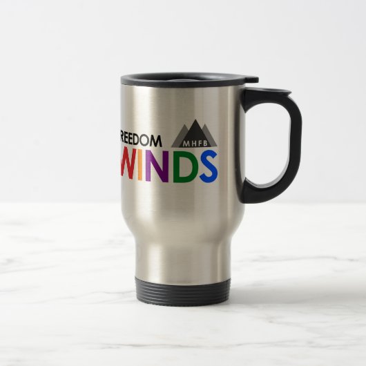 Freiheits-Wind-Reise-Tasse Reisebecher (Rechts)