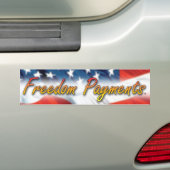 Freiheits-Zahlungen Autoaufkleber (Auf Auto)