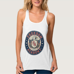 Freiheitsakademie Patriotische Patriotische Univer Tank Top