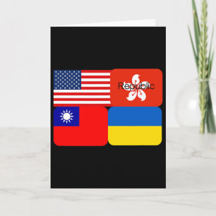 Freiheitsallianz Usa Hong Kong Republik Taiwan Ukr Karte