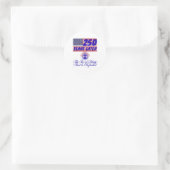 Freiheitsbaum-Aufkleber Runder Aufkleber (Tasche)