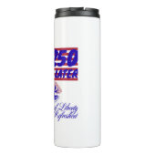 Freiheitsbaum-Flasche Thermosbecher (Rückseite)