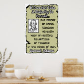 Freiheitsbrände Poster (Küche)