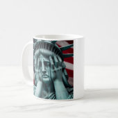 Freiheitscupstatue Kaffeetasse (Vorderseite Links)