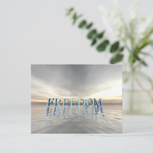 Freiheitsdenken Postkarte (Stehend Vorderseite)