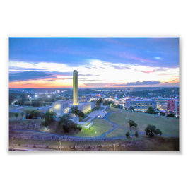 Freiheitsdenkmal bei Sunset, Kansas City, Missouri Fotodruck