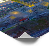 Freiheitsdenkmal bei Sunset, Kansas City, Missouri Poster (Ecke)