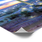 Freiheitsdenkmal bei Sunset, Kansas City, Missouri Poster (Ecke)