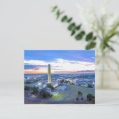Freiheitsdenkmal bei Sunset, Kansas City, Missouri Postkarte (Stehend Vorderseite)