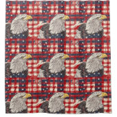 Freiheitsduschevorhang Adler Ruhm für Patrioten Duschvorhang (Vorderseite)