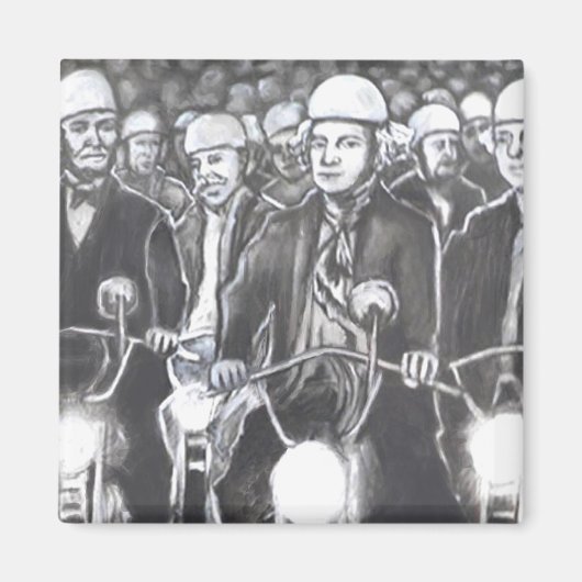 Freiheitsfahrer, Holzkohleprodukte Magnet (Vorne)