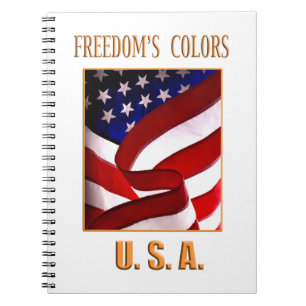 Freiheitsfarben USA Notizblock