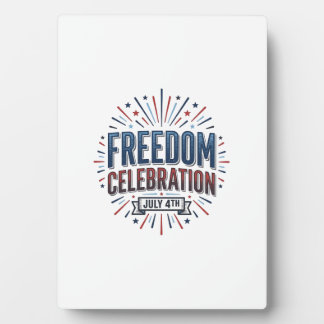 Freiheitsfeier 4. Juli Patrioten-Shirt-Design Fotoplatte