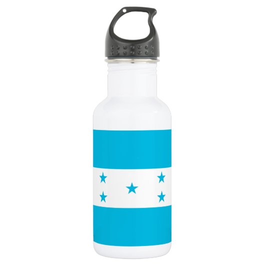 Freiheitsflasche mit der Flagge von Honduras Edelstahlflasche (Vorderseite)