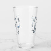 Freiheitsflieger-Illustration Glas (Links)