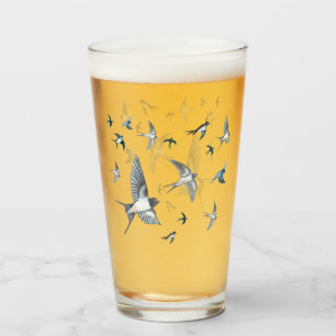 Freiheitsflieger-Illustration Glas