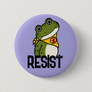 Freiheitsfroschknopf Button