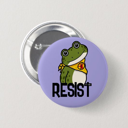 Freiheitsfroschknopf Button (Vorne & Hinten)