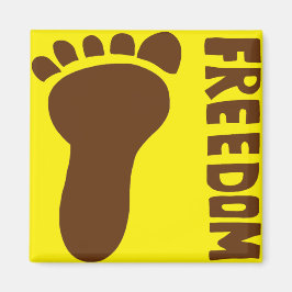 Freiheitsfuß Magnet