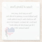 Freiheitsgedicht Glasuntersetzer (Rückseite)