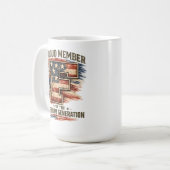 Freiheitsgeneration – Stolz Mitglied Patriotisch Kaffeetasse (Vorderseite Links)