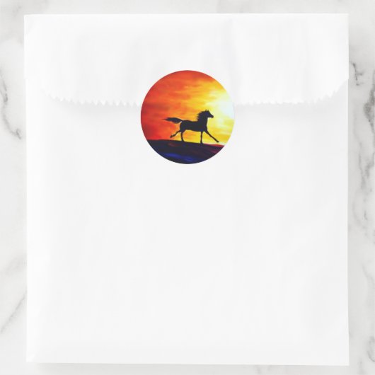 Freiheitsgespräche Runder Aufkleber (Tasche)