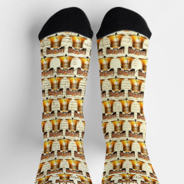 Freiheitsglocke auf der Unabhängigkeitserklärung Socken