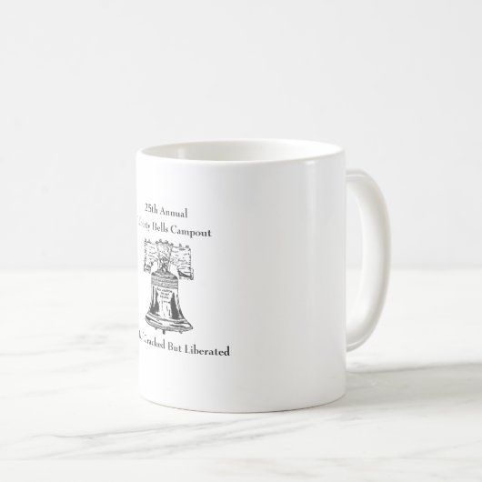 Freiheitsglocken Kaffeetasse (VorderseiteRechts)