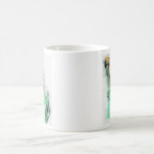 Freiheitsgrabstatue Nah-up Portrait Kaffeetasse (Mittel)