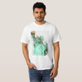 Freiheitsgrabstatue Nah-up Portrait T-Shirt (Vorne ganz)