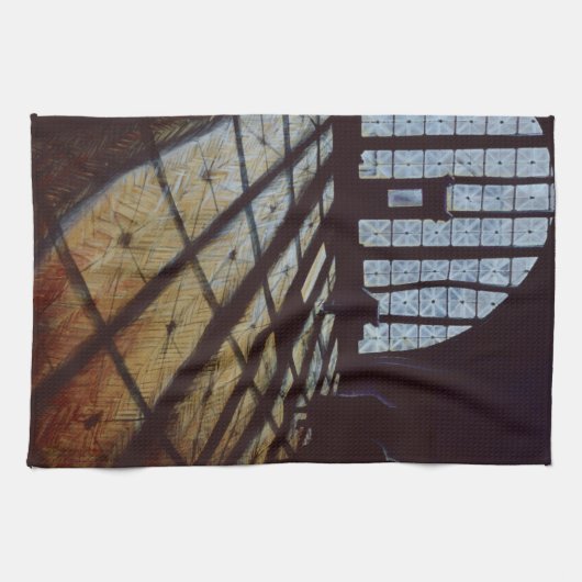 Freiheitshallen, Insel Ellis Geschirrtuch (Horizontal)