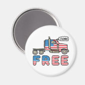 Freiheitskonvoi Magnet (Vorderseite/Rückseite)