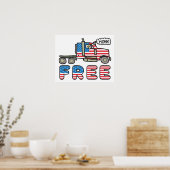 Freiheitskonvoi Poster (Küche)