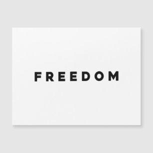 Freiheitskostüm für Männer Frauen Magnetkarte